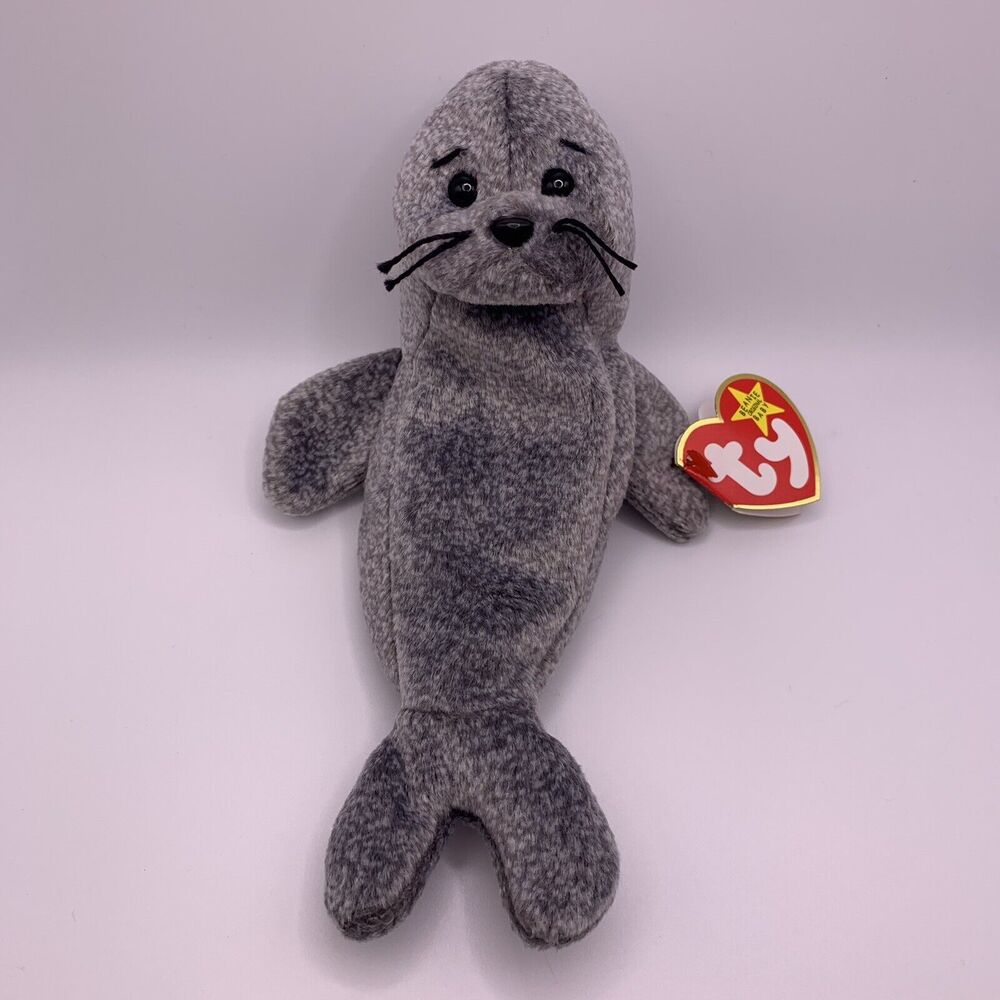 Ty Beanie Babies 1998 Slippery The Seal - Picture 3 of 7